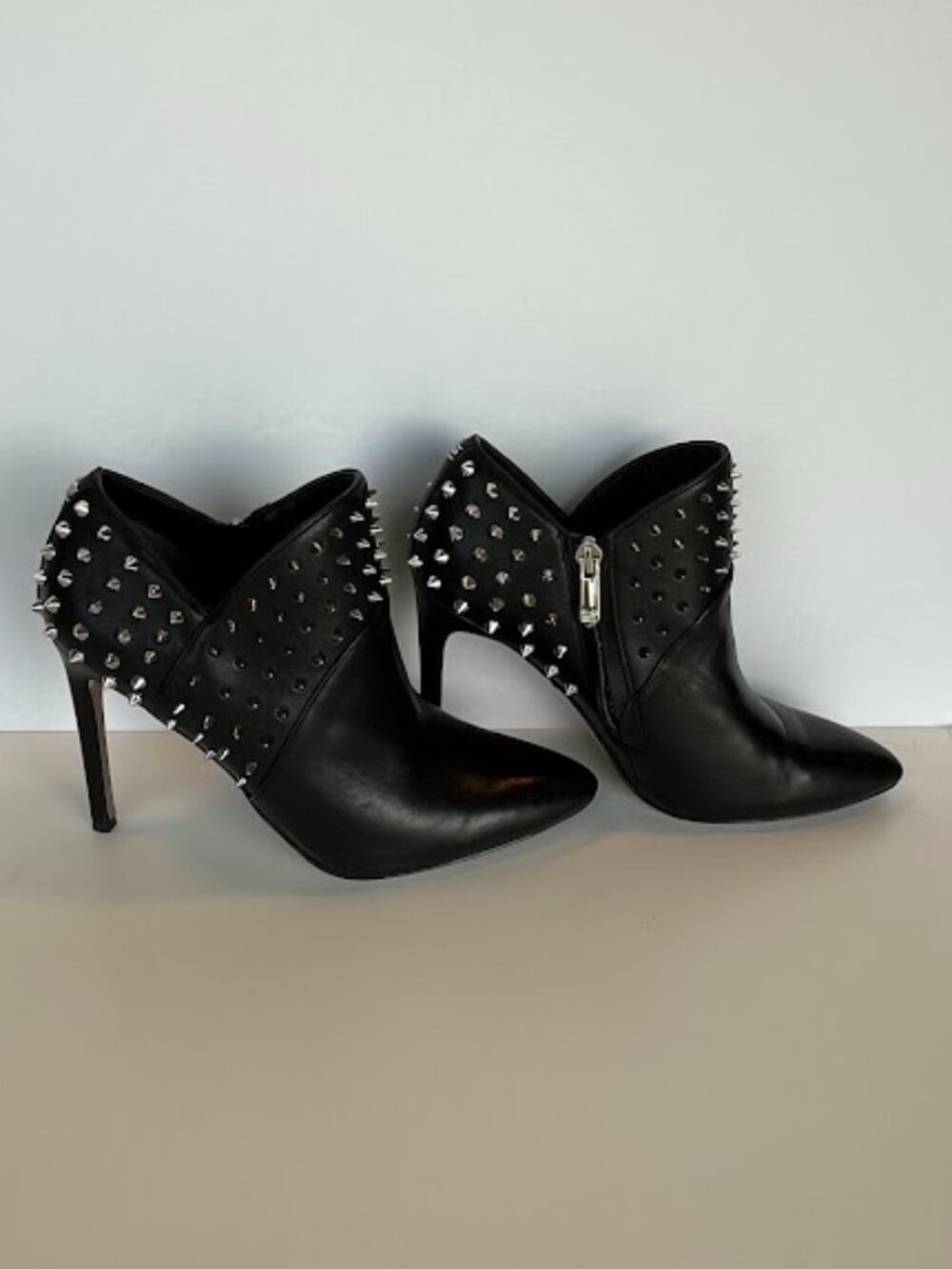 Sam Edelman Black Studded Ankle Boots